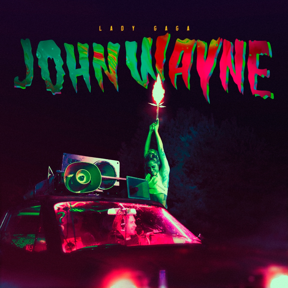 LADY GAGA – JOHN WAYNE cover fan made download artwork